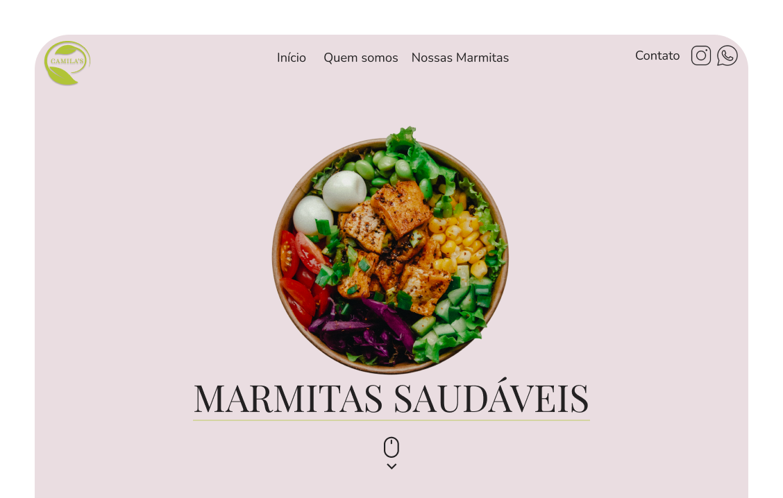 Healthy Meals Landing Page